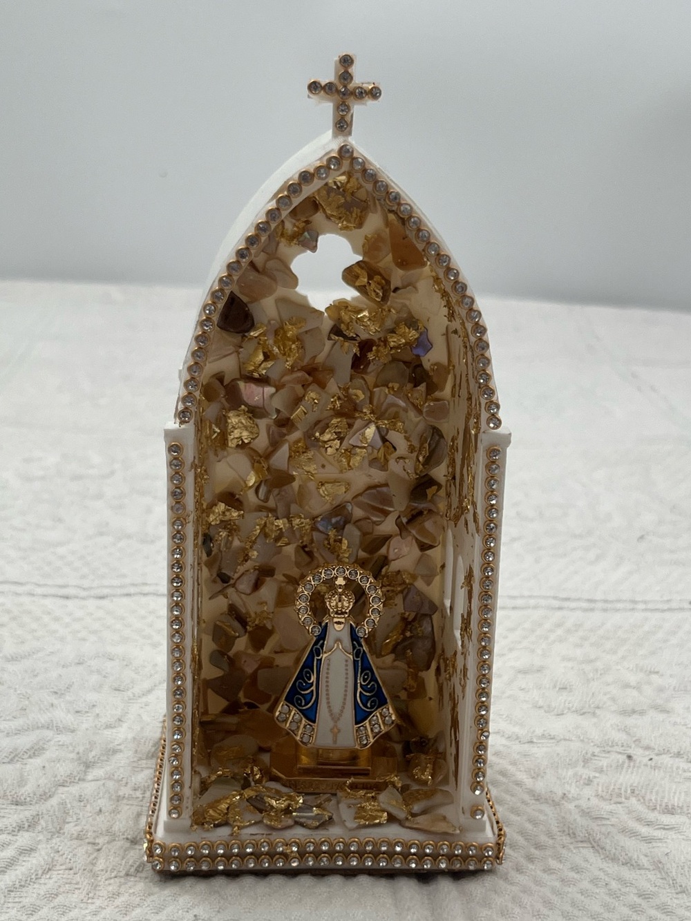 Handmade Our lady of Aparecida, Shrine | religious home decor | catholic gift